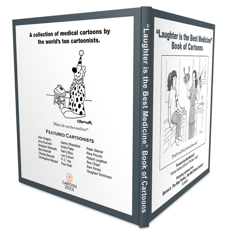 Laughter is the Best Medicine: Personalized Book of Doctor Cartoons