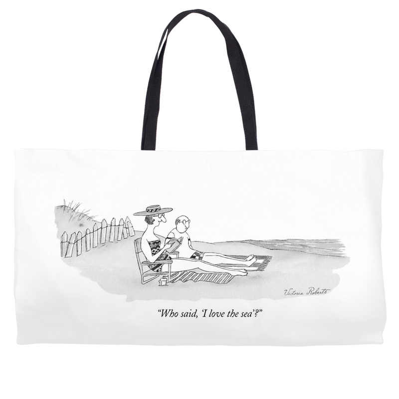 Cartoon Beach Bag / Weekender Tote - Victoria Roberts