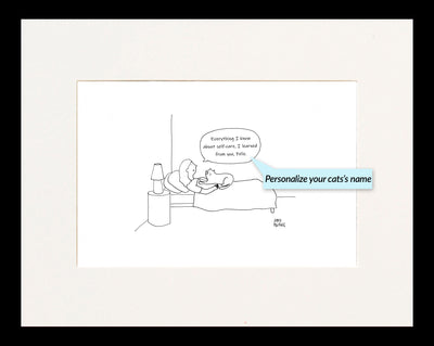 Everything I Know About Self-Care Personalized Cartoon