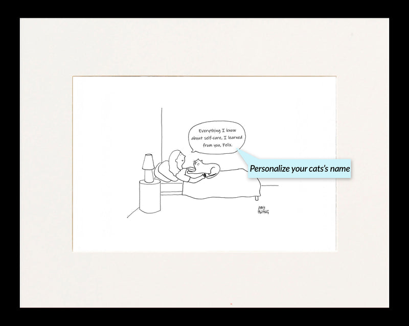 Everything I Know About Self-Care Personalized Cartoon