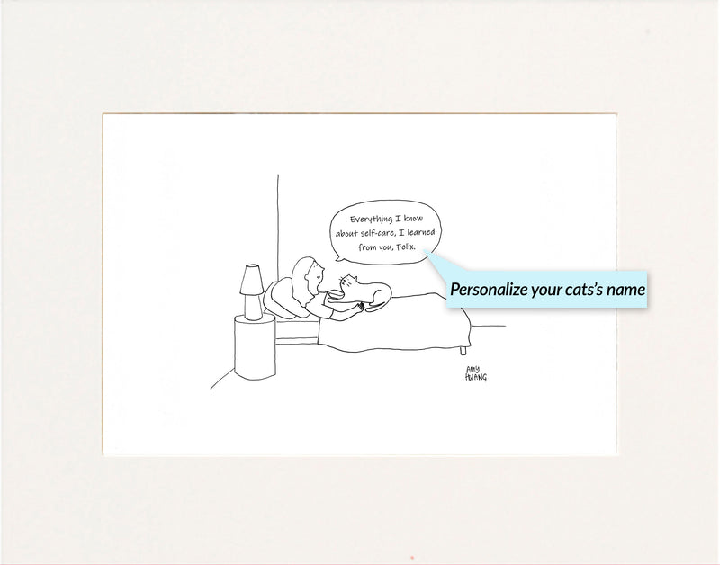 Everything I Know About Self-Care Personalized Cartoon