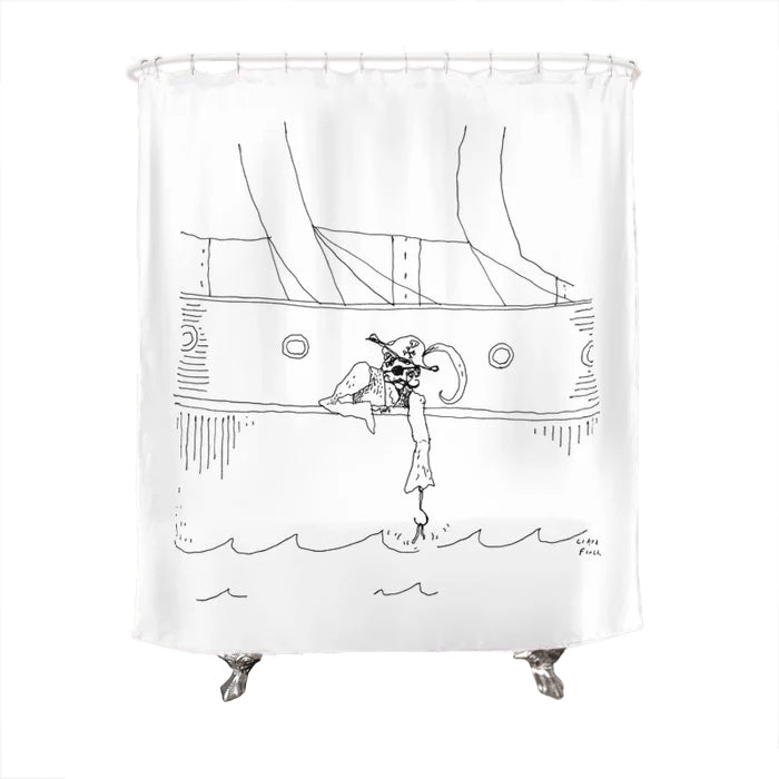 Baited Hook Shower Curtain