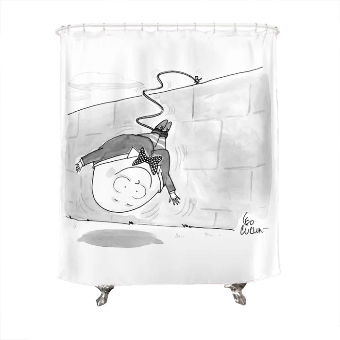 Humpty Dumpty Bungee Shower Curtain