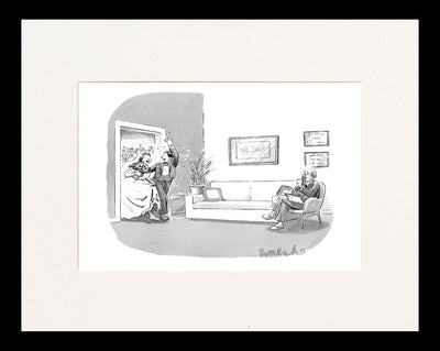 Honeymoon Therapy Cartoon Print