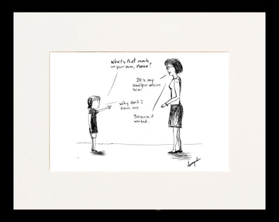 Because It Worked Cartoon Print