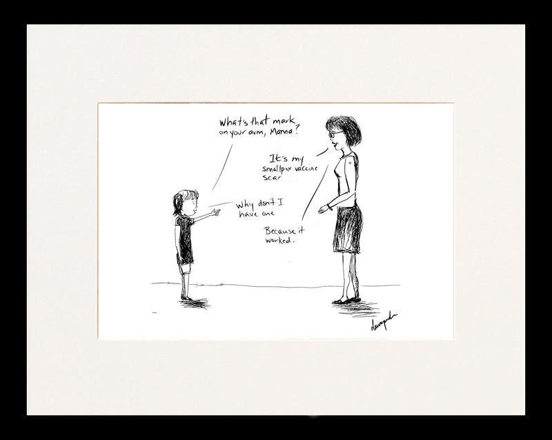 Because It Worked Cartoon Print