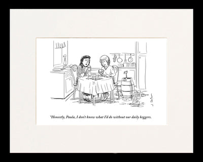 Daily Keggers Cartoon Print