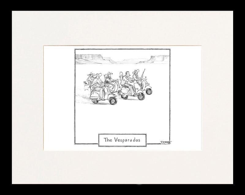 The Vesparados Cartoon Print