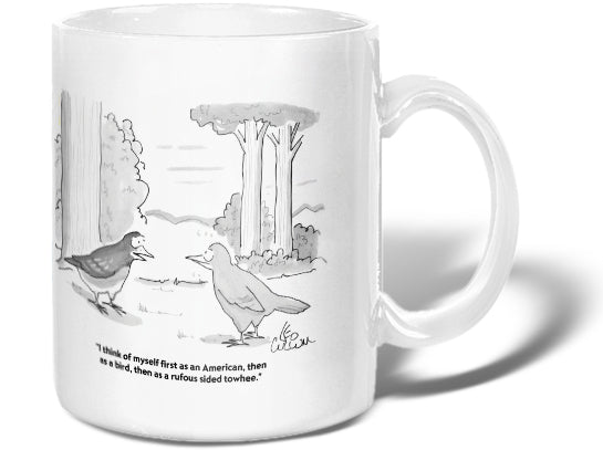 American, Bird, Rufous Sided Towhee Mug