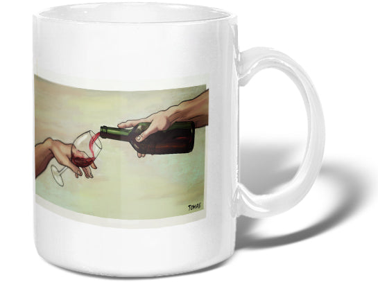 Creation of Red Wine Mug