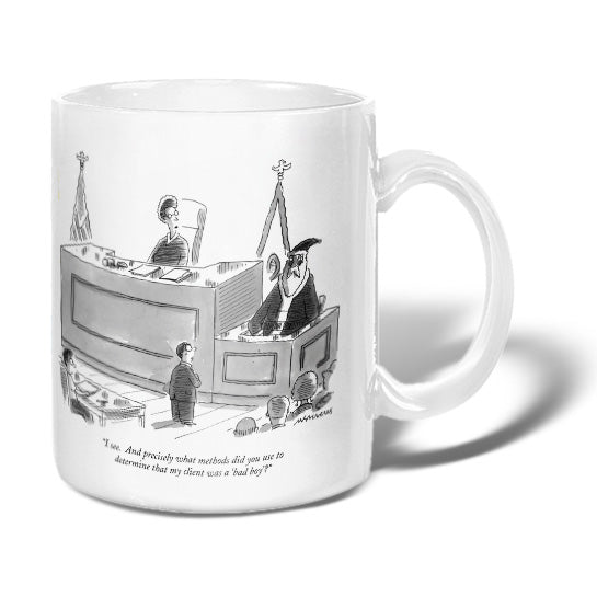 Santa Takes the Stand Mug