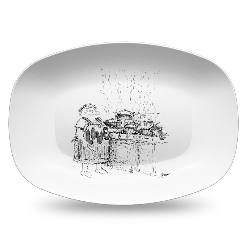 Love Resin Serving Dish