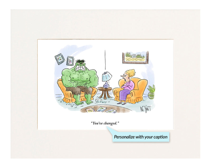 Caption Contest 163 (Personalized) Cartoon Print