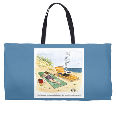 Cartoon Beach Bag / Weekender Tote - Christopher Weyant