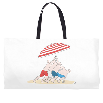 Cartoon Beach Bag / Weekender Tote - Seth Fleishman