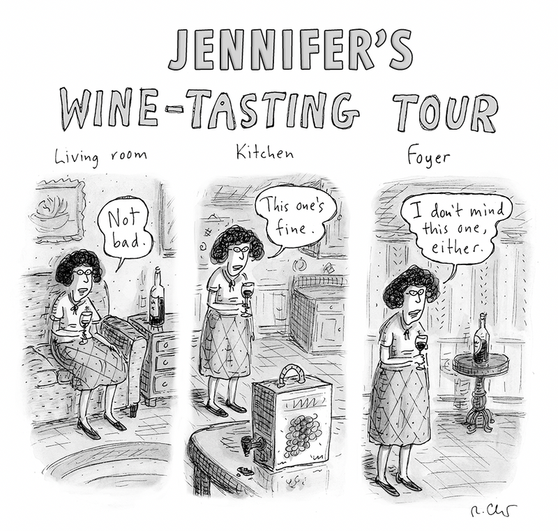 Wine-Tasting Tour Personalized Cartoon Print