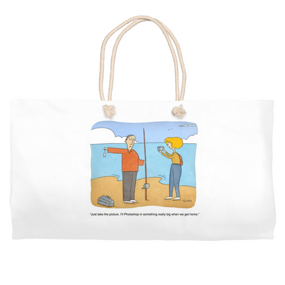 Cartoon Beach Bag / Weekender Tote - P. C. Vey