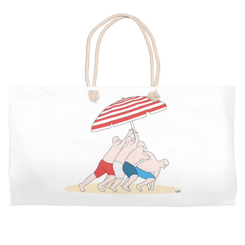 Cartoon Beach Bag / Weekender Tote - Seth Fleishman