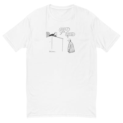 (Judge says to defendant, 'Ignorance of the law is no excuse.' Defendant replies, 'I didn't know that, either...') t-shirt